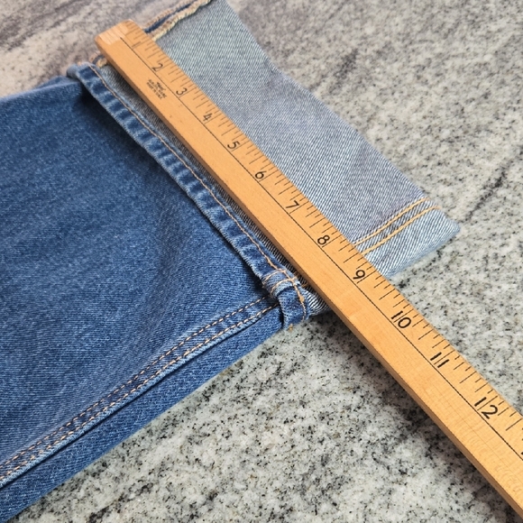 Universal Thread Size 8 90's Baggy Midrise Wide Leg Large Cuff Button Fly Jeans - Picture 14 of 16